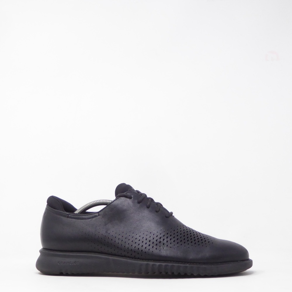 Cole Haan Mens 2.ZEROGRAND Laser Wingtip Oxford Black Leather C23832 11M